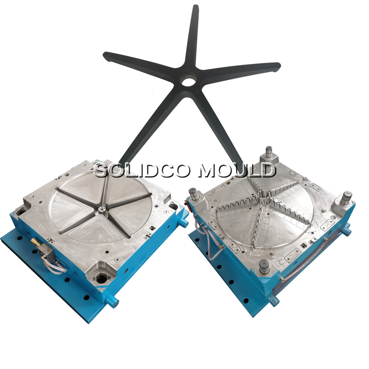 PA Nylon Office Chair Base Star Foot Mould