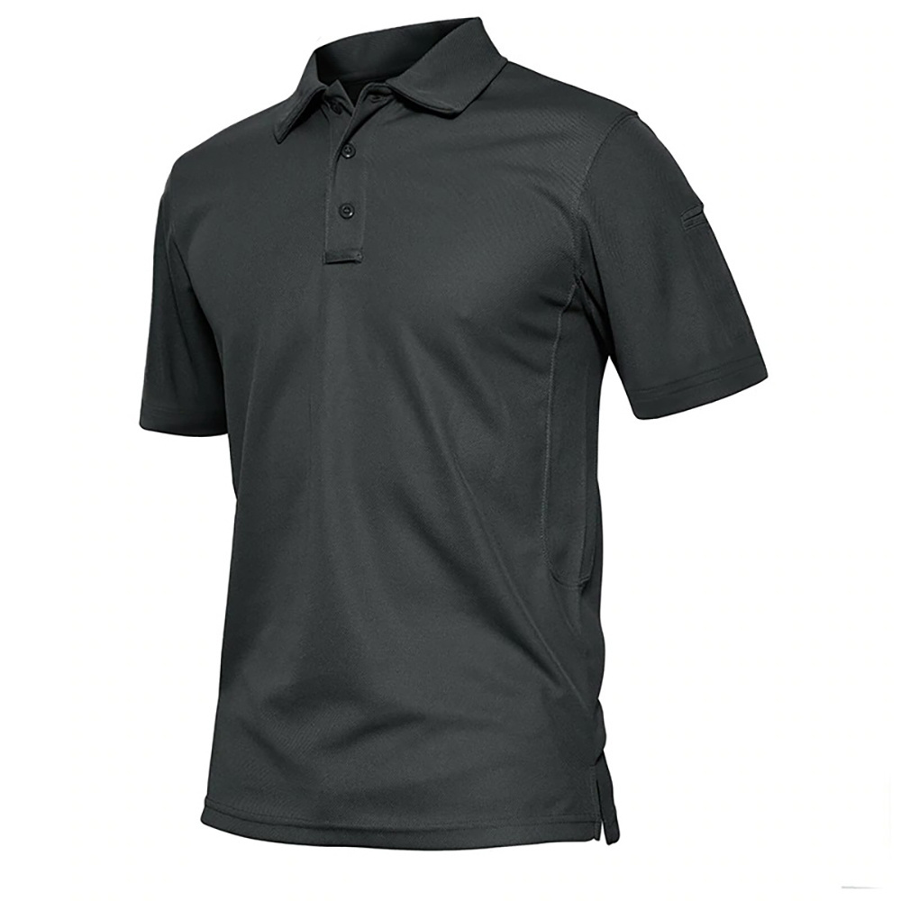 Premium Quality Men Polo Short Sleeve Shirt 3 Button Closure Polo Shirt New Clothing Wholesale