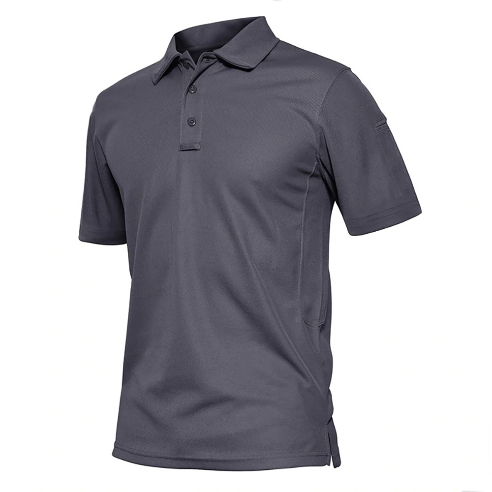 Premium Quality Men Polo Short Sleeve Shirt 3 Button Closure Polo Shirt New Clothing Wholesale