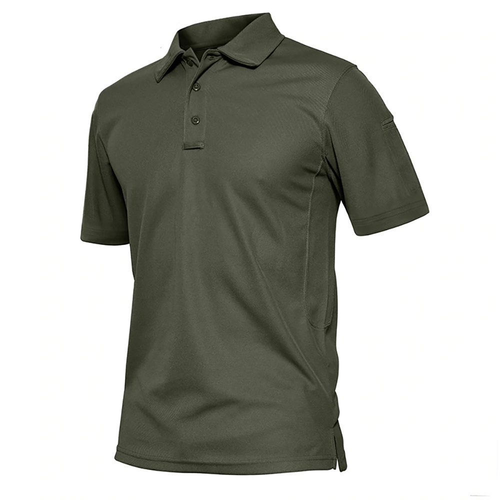 Premium Quality Men Polo Short Sleeve Shirt 3 Button Closure Polo Shirt New Clothing Wholesale