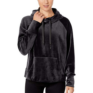 In Black Color Customized Logo Outer Wear Slim Fit Sportswear In Different Style Hoodies For Women Men OEM/ODM Wholesale