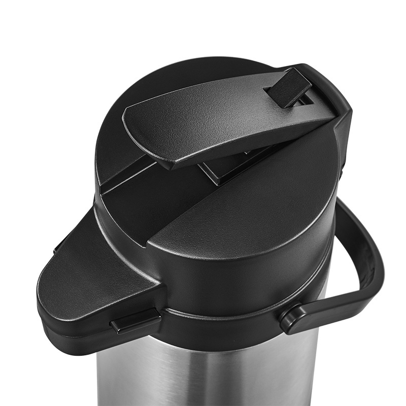 Premium grade rust resistant double wall stainless steel vacuum airpot coffee dispenser