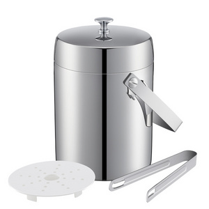 Solid Stainless Steel Beer Ice bucket with Handle