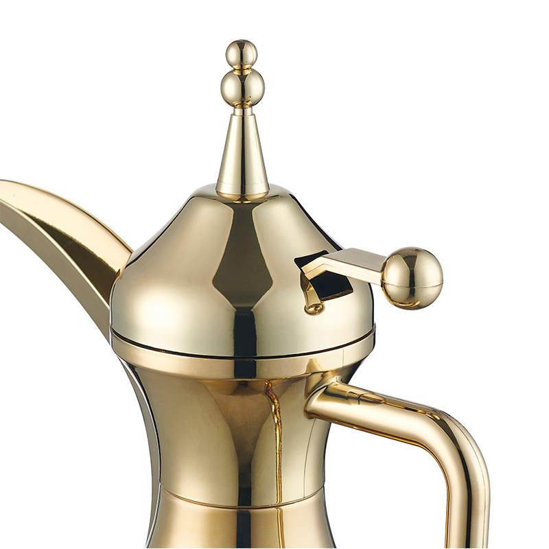 750 ml popular silver middle east style vacuum stainless steel Coffee pot