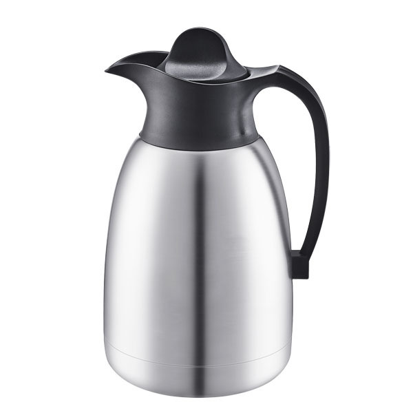 1L Vacuum Insulated Jug Thermal Carafe Stainless Steel Double Wall Insulation Pot for Juice Milk Tea Beverage