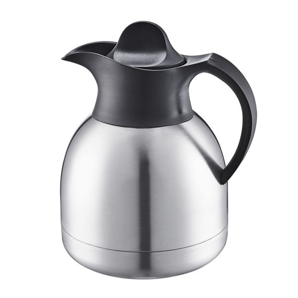 1L Vacuum Insulated Jug Thermal Carafe Stainless Steel Double Wall Insulation Pot for Juice Milk Tea Beverage