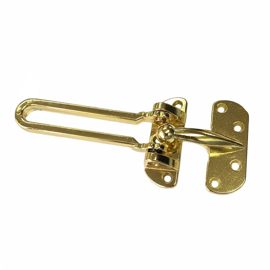 Hotel Home Security Swing Bar Latch Brass Guard Door Strip Lock