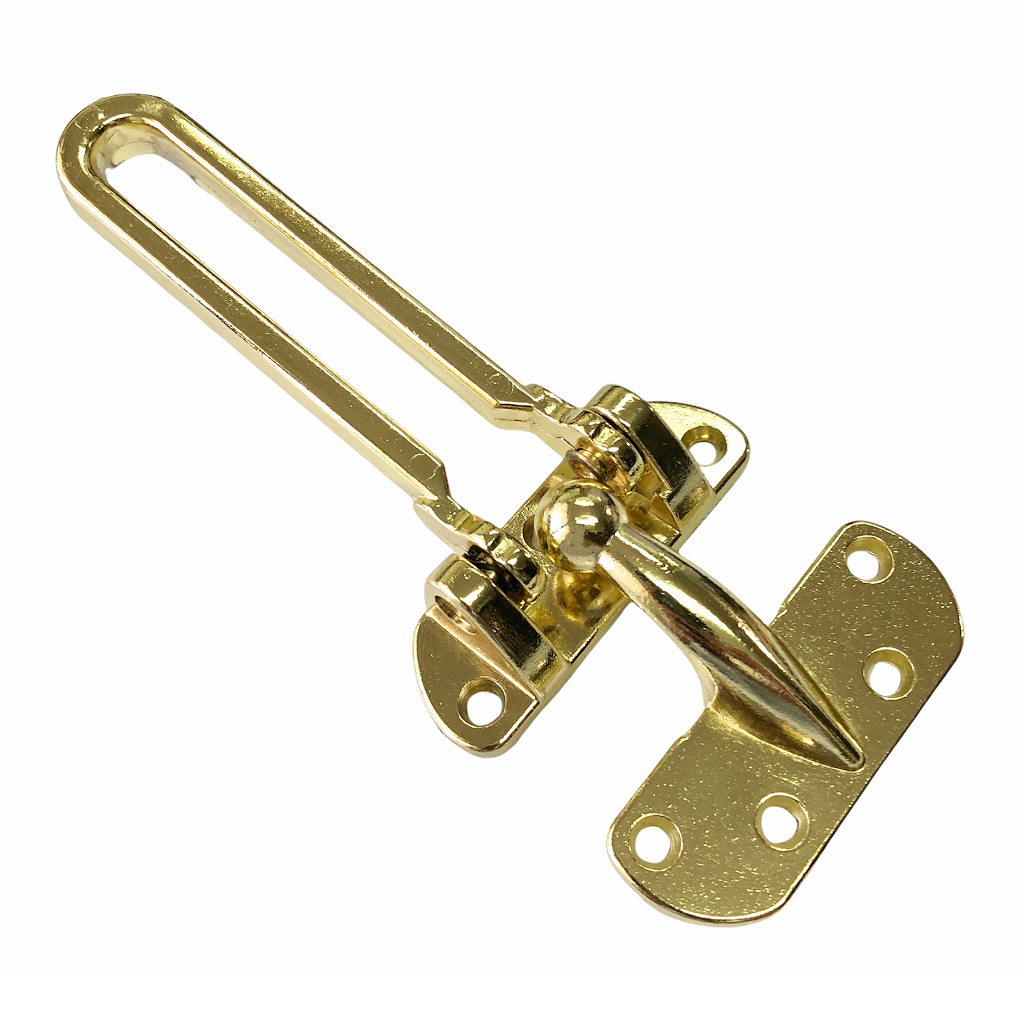 Hotel Home Security Swing Bar Latch Brass Guard Door Strip Lock