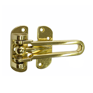 Hotel Home Security Swing Bar Latch Brass Guard Door Strip Lock