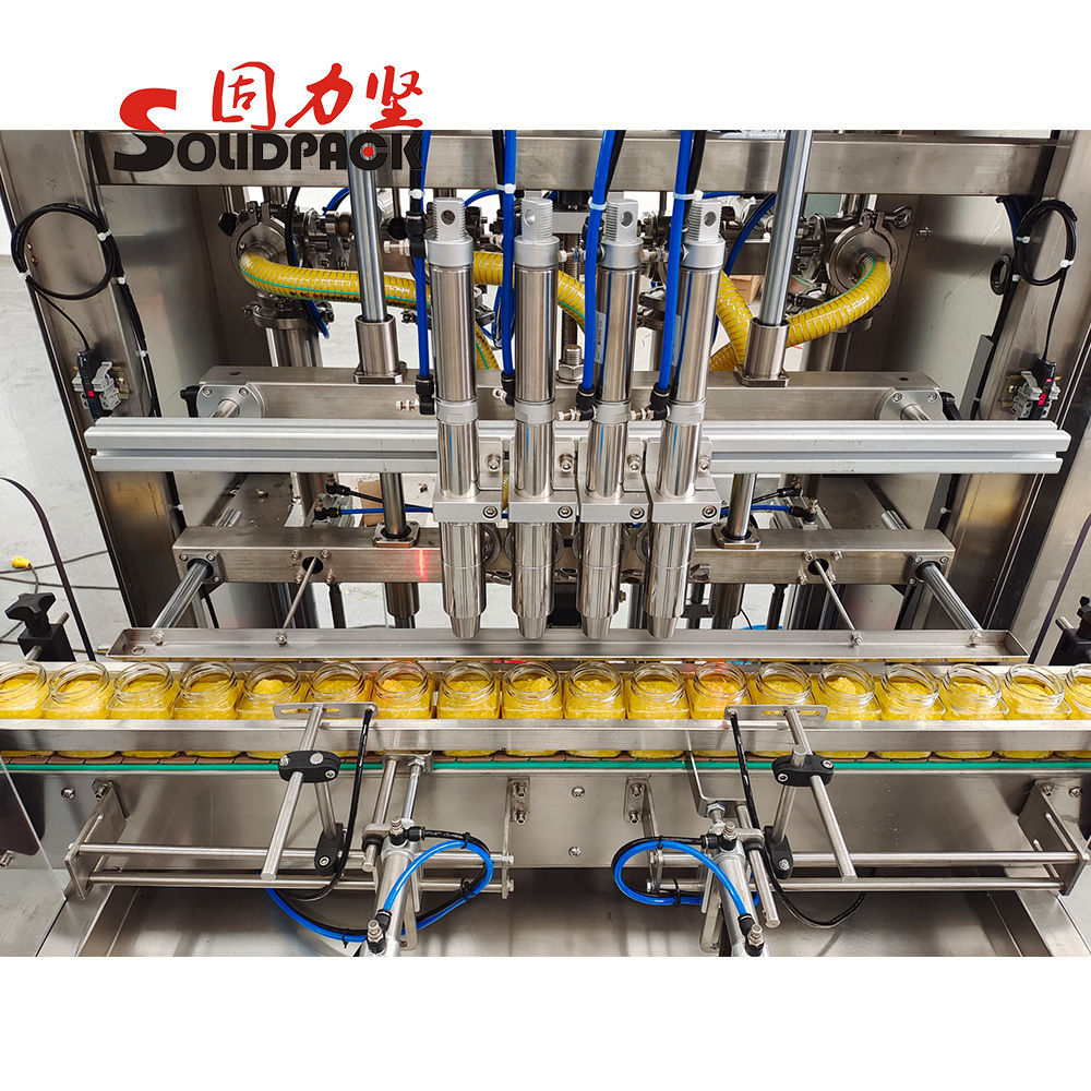 Solidpack Machine Mixing Very 50 1000ml jam sauce peanut butter Filling Equipment Food Filler Paste