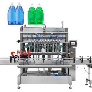 Solidpack speed volumetric fully automatic liquid filling machine 50 - 1000ml piston filler