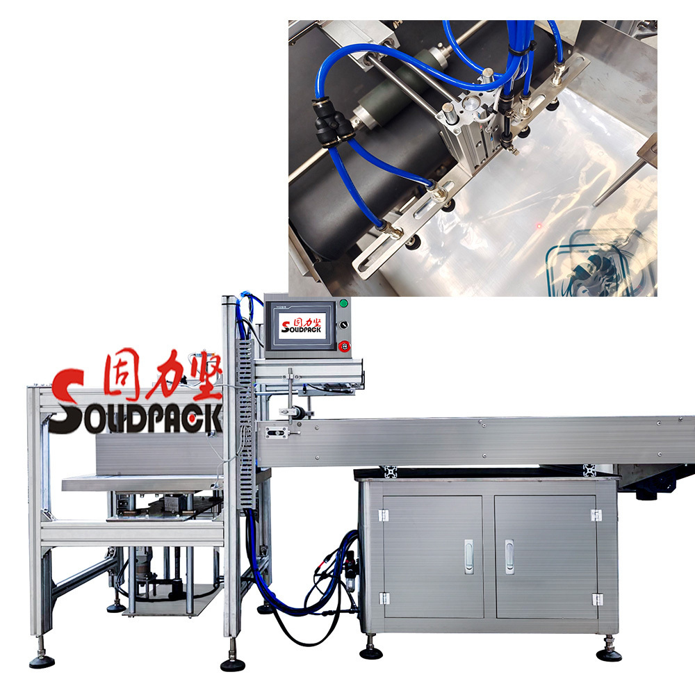 Solidpack high efficiency automatic zippered pouch paper separating feeding packaging machine