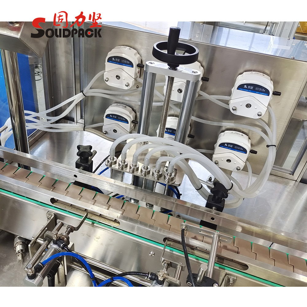 Solidpack Filling machine for gel nail polish small bottle nail polish filling capping machines