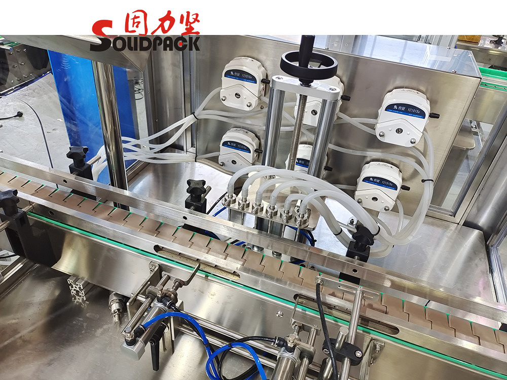 Solidpack Filling machine for gel nail polish small bottle nail polish filling capping machines