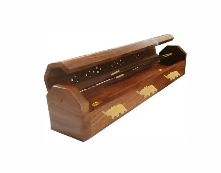 High Quality Wooden Burning Stick incense burner home fragrance ash catcher for home decor meditation incense burner