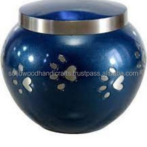 wholesale pet urns Brass cremation urns for pet ashes keepsake memorial ceramic pet urn