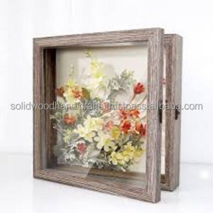 Multi-size Colorful Deep 3D Wooden Shadow Box Photo Frame For DIY Home Decoration