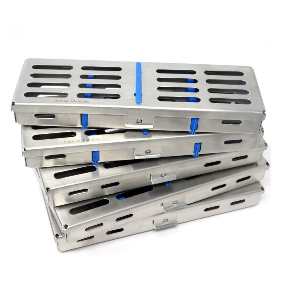 Autoclave Sterilization Cassette Rack. Dental Box Tray For 10 Instrument