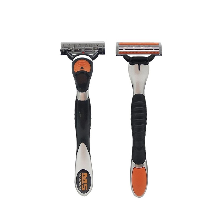 Metal System Razor Cartridges Three and Five Blade Razor Shaving Set