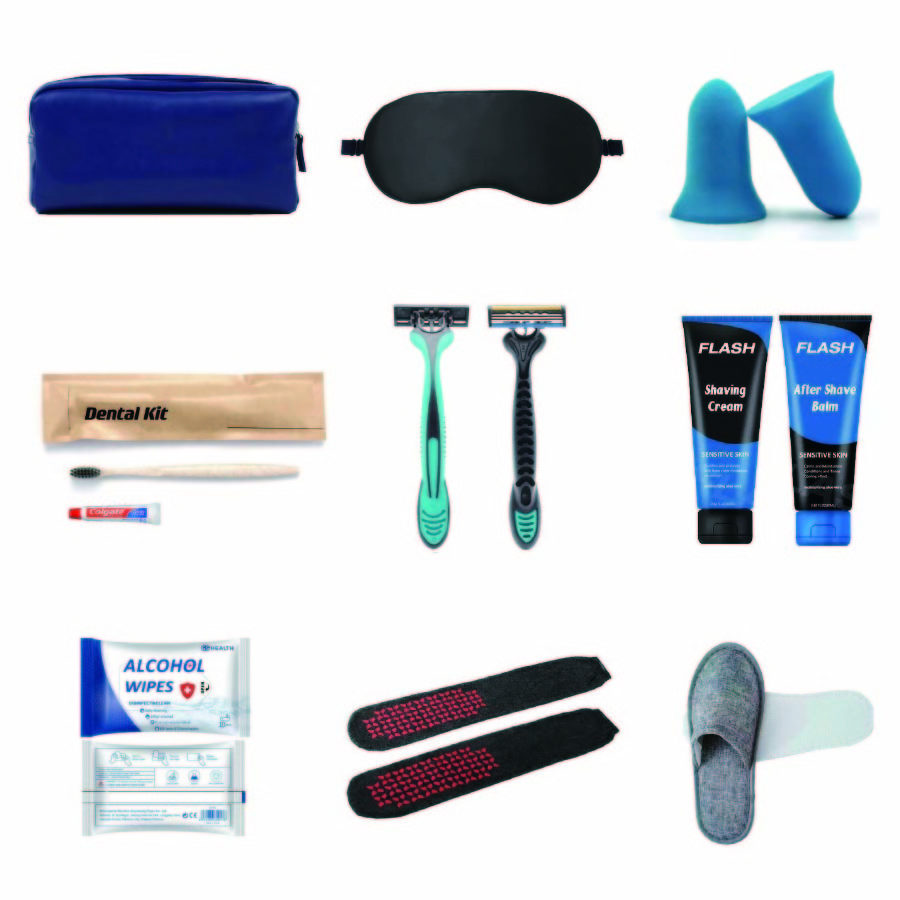 User Friendly Travel Airline Amenity Kit Bag