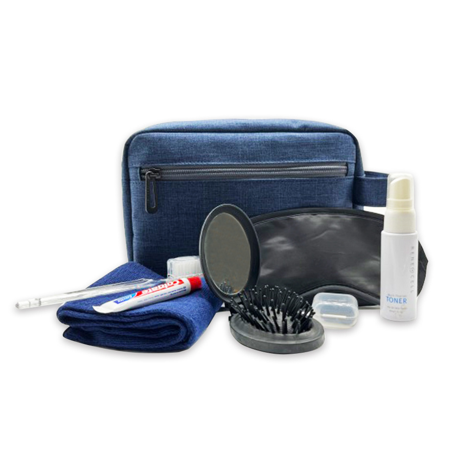 User Friendly Travel Airline Amenity Kit Bag