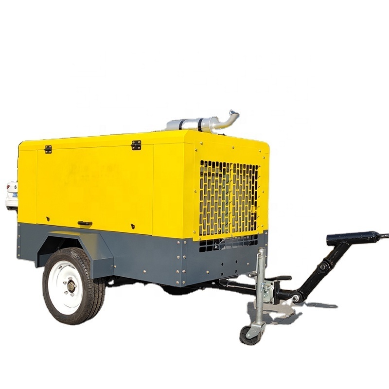 Price of 175 cfm Diesel Air Compressor for Sand Blasting