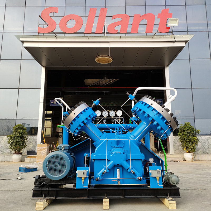 Sollant diaphragm compressor high pressure air compressor manufacturer china 3000 psi high pressure compressor for Methane