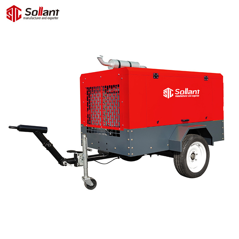 compressor industri 7 bar 8 bar 10 bar Portable Screw Air Compressor For Drilling Rig diesel air compressor