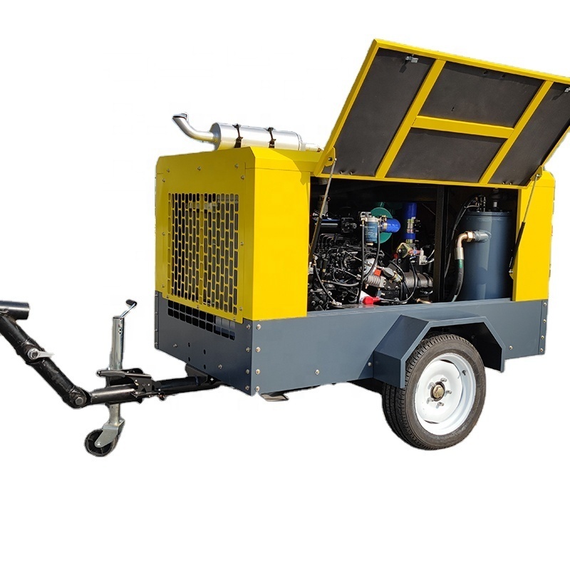 Price of 175 cfm Diesel Air Compressor for Sand Blasting