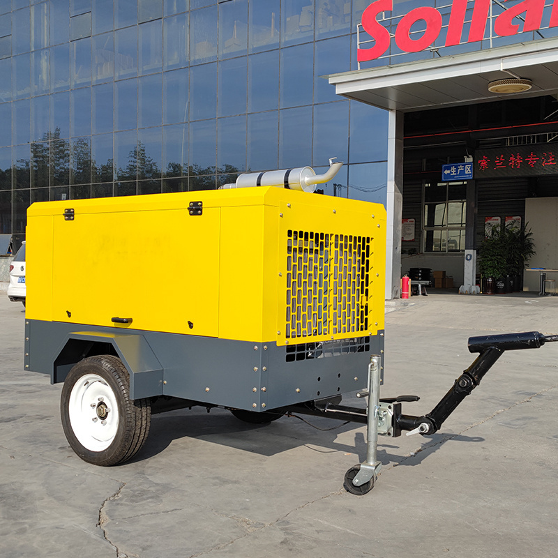 compressor industri 7 bar 8 bar 10 bar Portable Screw Air Compressor For Drilling Rig diesel air compressor