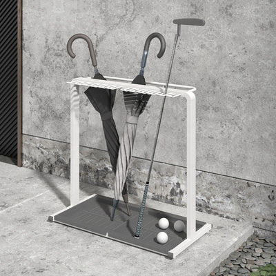 UBB-01S Umbrella Rack Stand for Canes Walking Sticks Umbrellas Holder with Removable Water Tray Rain Collection