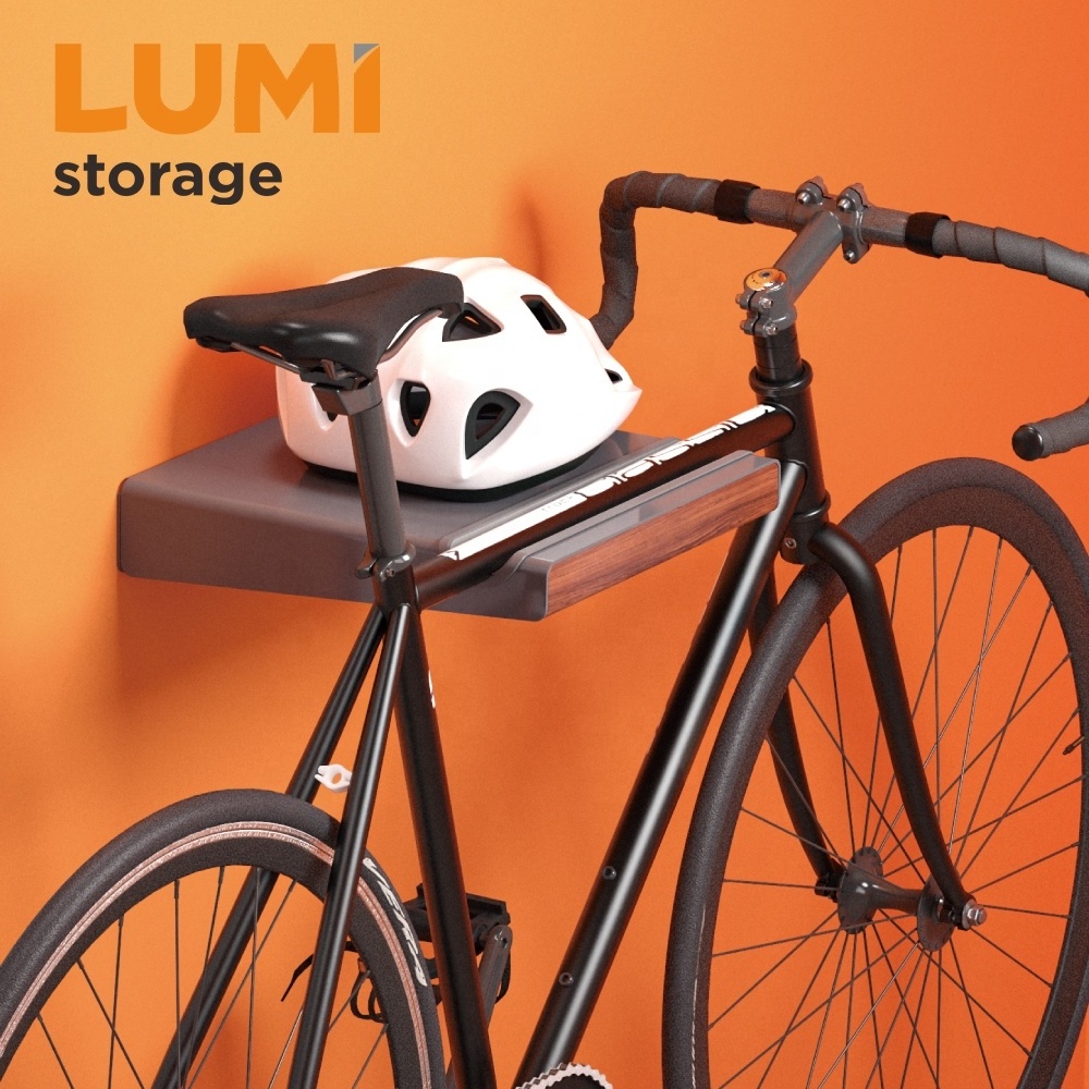 LBM-08 Horizonta Wall Mounted Bike Storage Rack Garage Wall Mount Bicycle Hanger Storage for Indoor