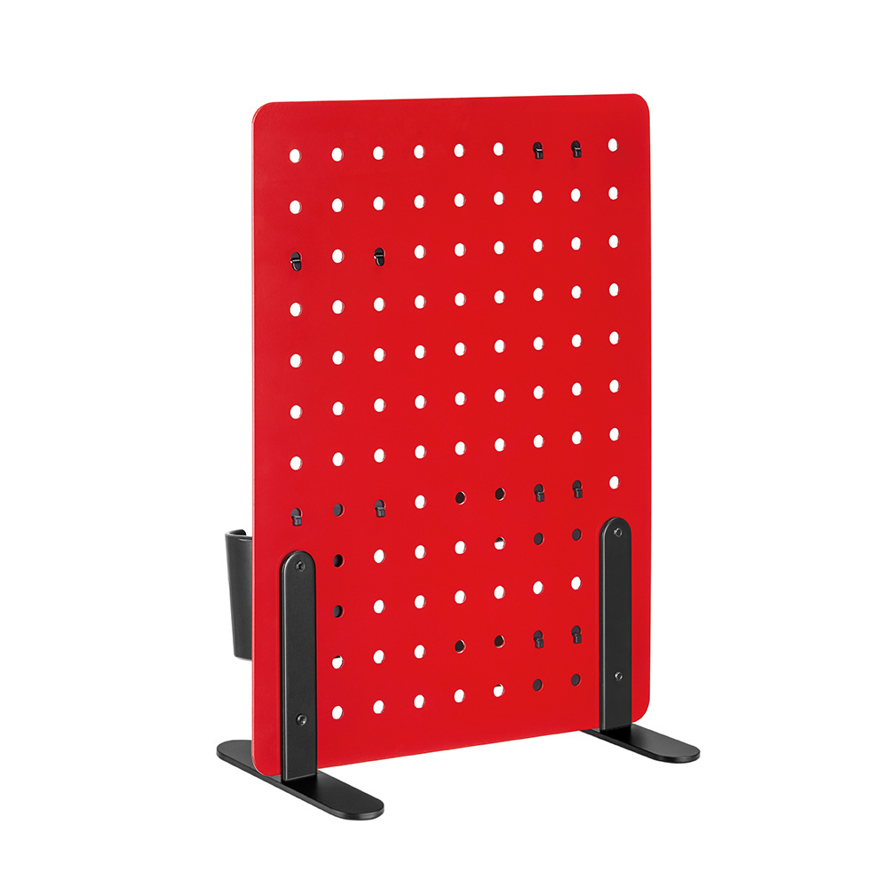 GMPB-04-S Steel Desktop Gaming Pegboard Metal Display Wall Mount Peg Board Shelf with Gaming Controller Holder Storage Organizer