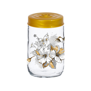 Best Selling Wholesale Product - Decorated Glass Jar - 2021 Most Preferred Glass Jar Wholesale