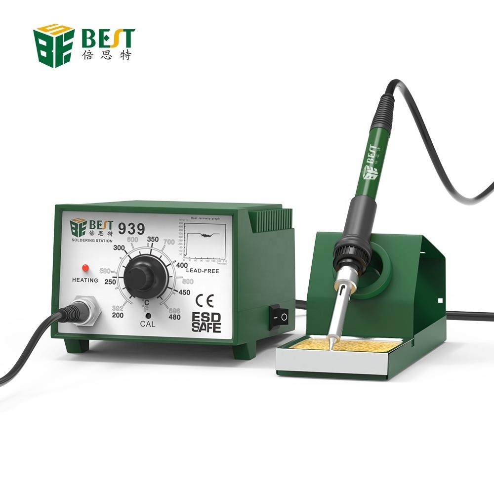 BESTOOL BST-939  Aluminum Panel Hot Air Repairing Automatic Micro Soldering Iron Station for Cell Phone Repair Rework Station