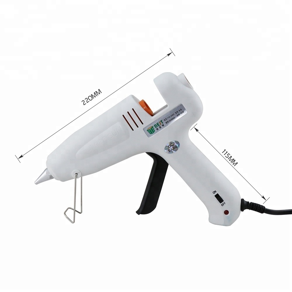 BST-B-B 20-100W 12V Professional Industrial Electric Heating Hot Melt Glue Gun for Crafts Repair