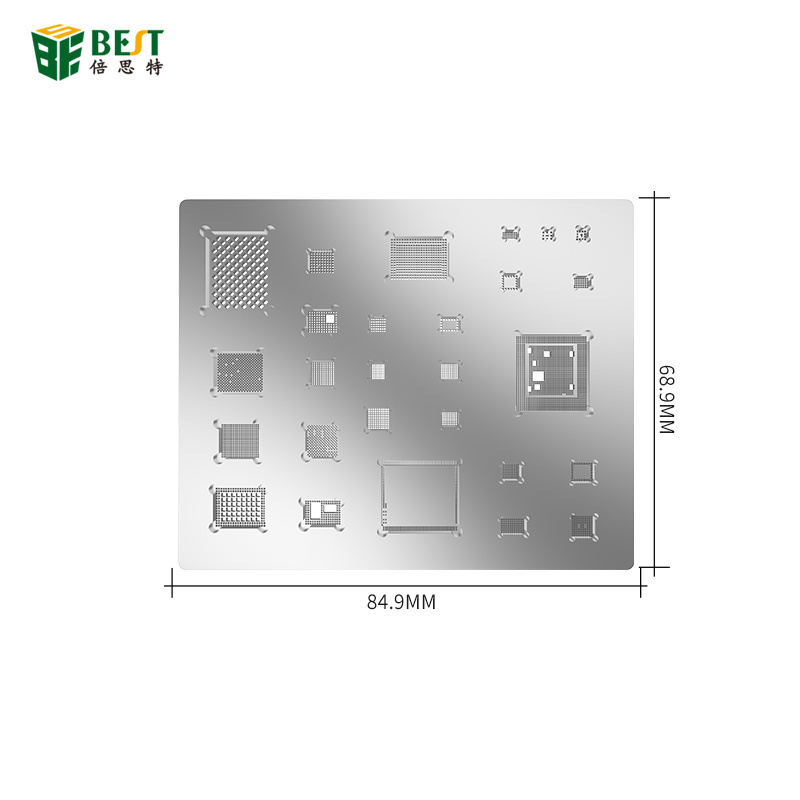 BEST Japanese steel 3D universal BGA Stencils for Iphone XS XS Max XR Directly Heated A12 mobile phone BGA ic Reballing Stencil