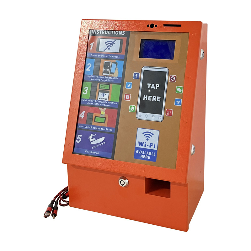 Hot Business Ideas Digital Vending Coin Mechanism Cell Phone Charger Vending Machine