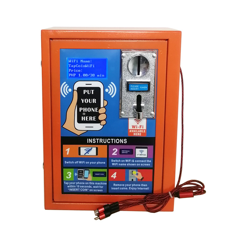 New Product Idea 2021 Steel Plate Vandal-Proof Coin-Operated WiFi Hotspot Cheap Vending Machine