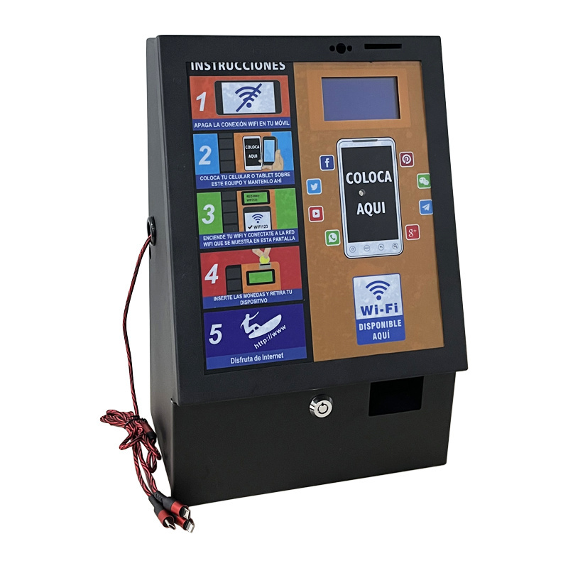 Coin Operated Vending Machine WiFi Router Kiosk