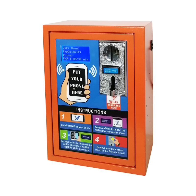 New Product Idea 2021 Steel Plate Vandal-Proof Coin-Operated WiFi Hotspot Cheap Vending Machine