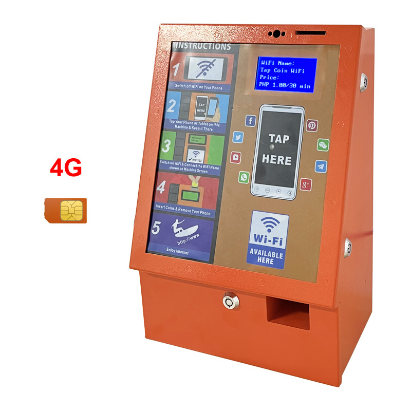 2023 Small Business Smart 4G 24H Automatic Payment Credit Card Terminal Kiosk Tap Coin WiFi Vending Machine