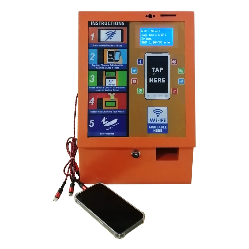 2023 Hot Selling WiFi And Mobile Phone Power Charging Station Vending Machine