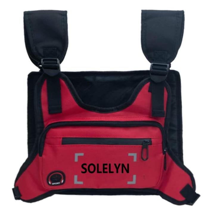 Chest Front Bag Hip Hop Streetwear Functional Waist Packs