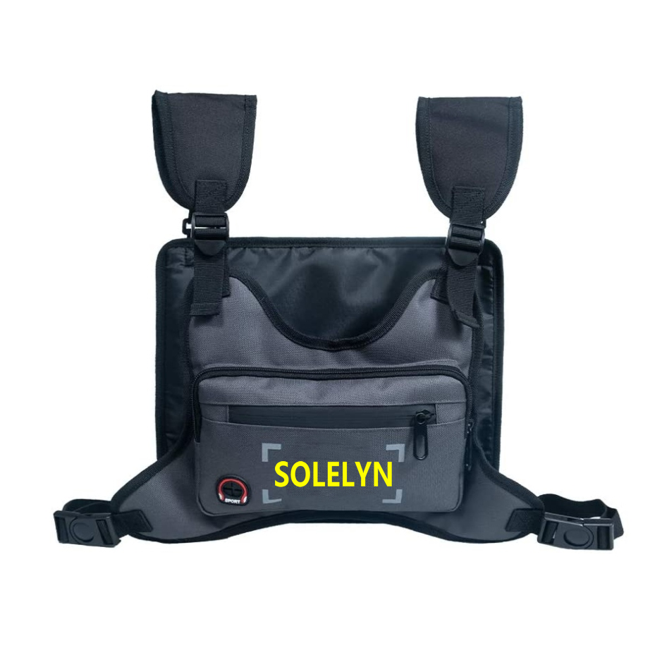 Chest Front Bag Hip Hop Streetwear Functional Waist Packs