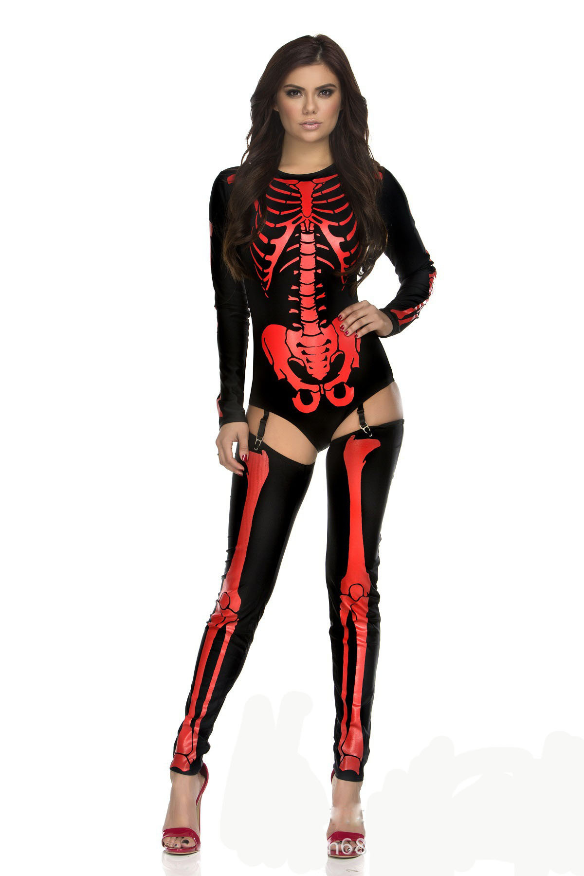 Ghost bride dress Witch Queen Halloween cosplay skeleton zombie sexy costume