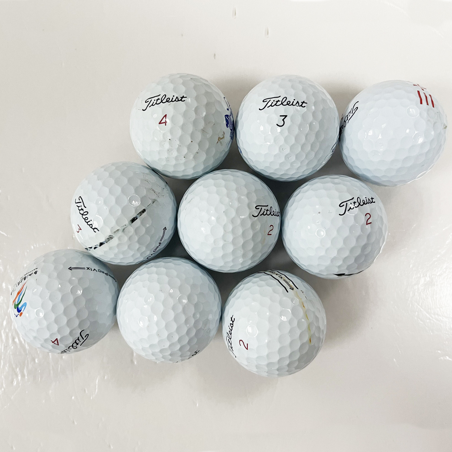 Wholesale Bulk Golfballs Perfect for Practice & Range Hitting Recycled Hit-Away Used Golf Balls