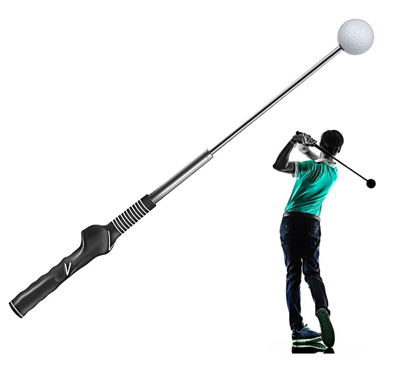 MAZEL Telescoping Golf Swing Speed Trainer Golf Warm-up Stick Tempo Flexibility Training Aids