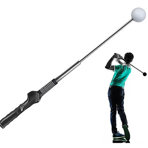 MAZEL Telescoping Golf Swing Speed Trainer Golf Warm-up Stick Tempo Flexibility Training Aids