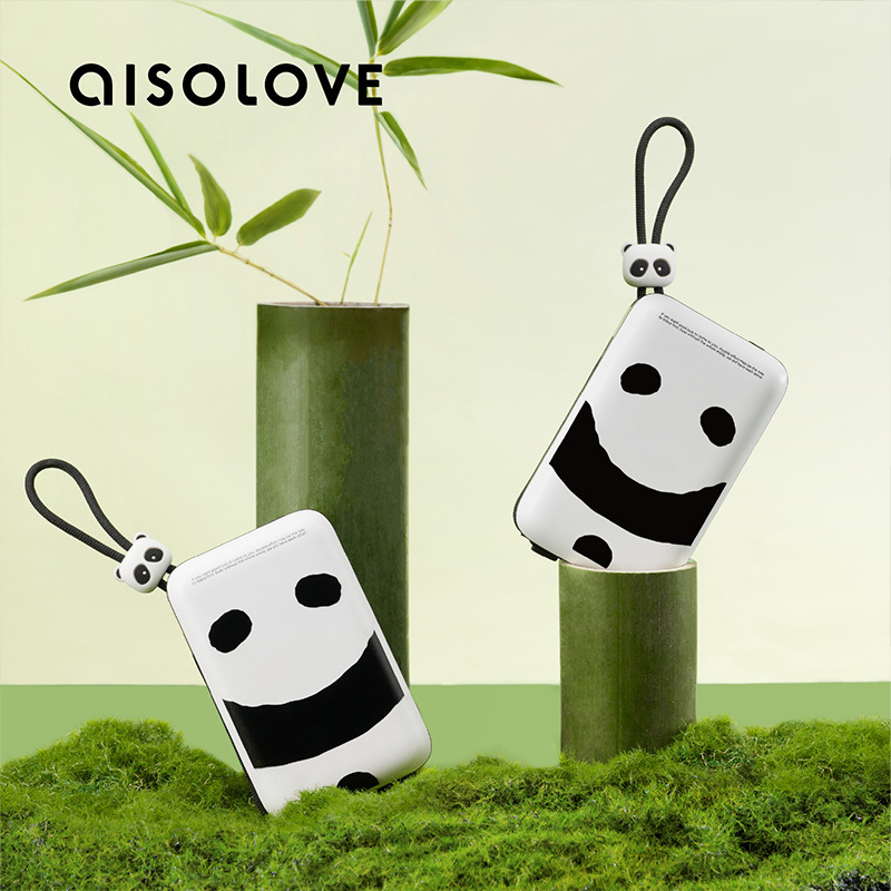 Aisolove Built in Cable Portable Power Bank 10000mah High Quality Power Banks for iphone